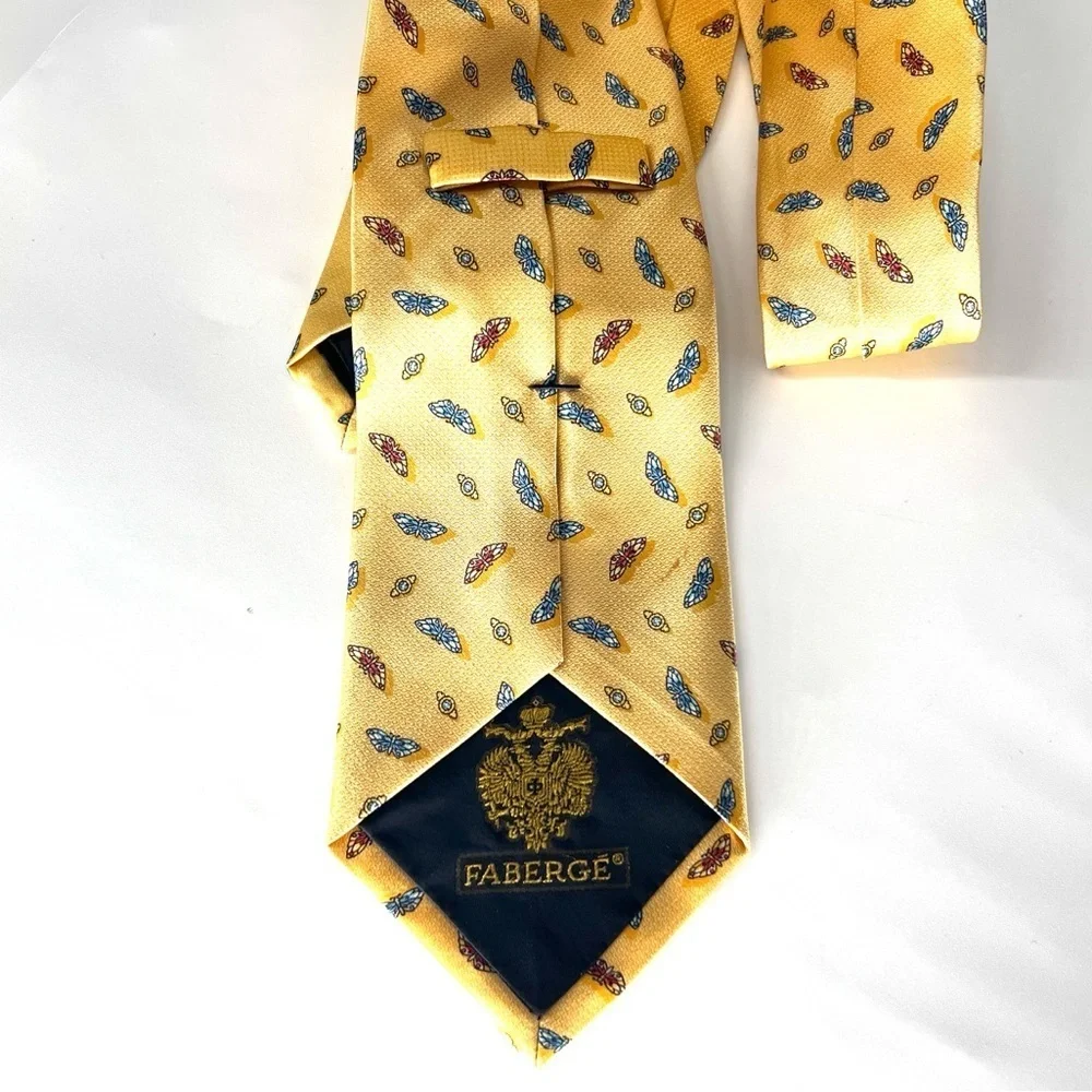 Faberge men’s silk tie EUC